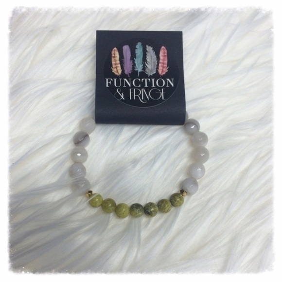 All Natural Semi Precious Stone Bracelet - Picture 2 of 4